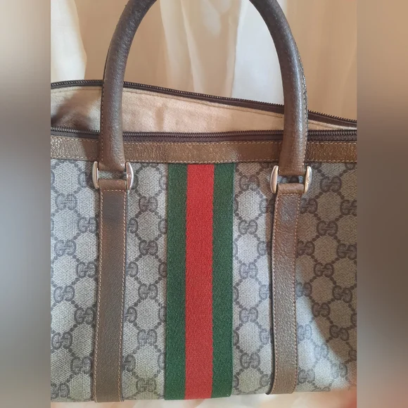 Gucci Monogram Canvas Tote Bag - Picture 12 of 13